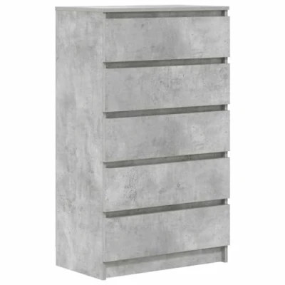 Afbeelding van vidaXL Commode Betongrijs 60 x 36 103 cm bewerkt hout