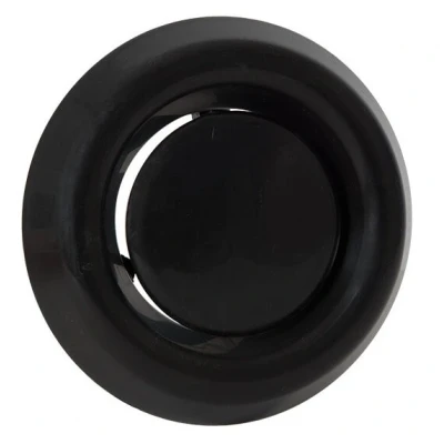 Afbeelding van Nedco Afzuigventiel Rond 4 Standen Ø 100 t/m 125 mm Zwart