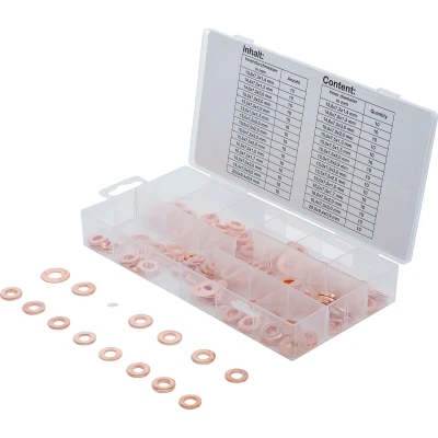Afbeelding van BGS Assortiment verstuiverringen koper 150 delig