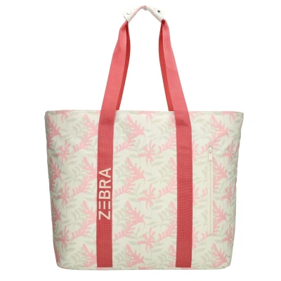 Afbeelding van Zebra Trends Sally Strandtas Vrolijke Prints Praktisch Vakken Natgoedvak Antidiefstalvak Abstract Branches