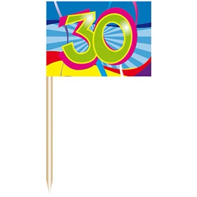 Afbeelding van Prikkers 30 jaar 50 stuks