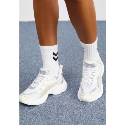 Afbeelding van Puma Morphic Sneakers laag, Dames, Maat: 40.5, White/warm white Imitatieleer/ textiel