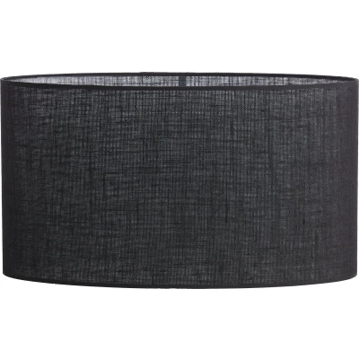 Afbeelding van Light&amp;living Kap ovaal recht smal 45 21 32 cm SENDAI zwart