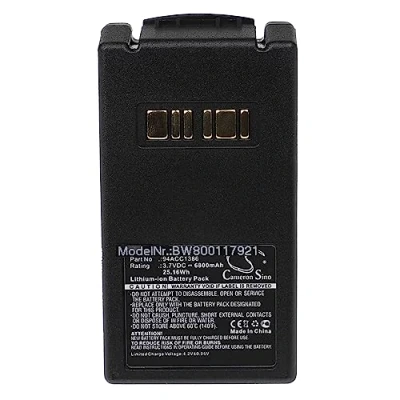 Afbeelding van vhbw Li Ion batterij 6800 mAh (3,7 V) voor notebook, Datalogic Falcon X3