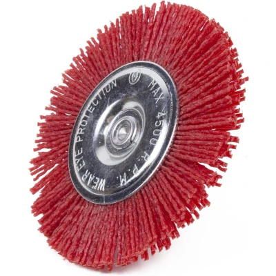 Afbeelding van Benson Nylon Schijfborstel 100 mm Rond Schacht Ø 6