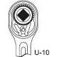 Afbeelding van GEDORE 1993 ALU 10 Omschakelratel 48 12,5 (1/2&quot;)mm (inch)
