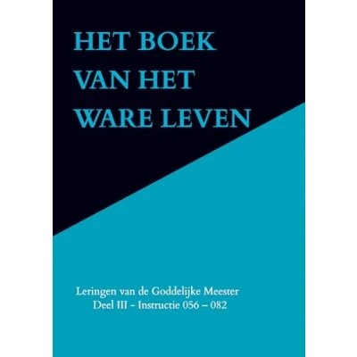Afbeelding van HET BOEK VAN WARE LEVEN