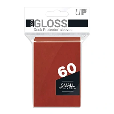 Afbeelding van Ultra Pro 330521 kaartspel beschermhoes klein rood 60 stuks D10