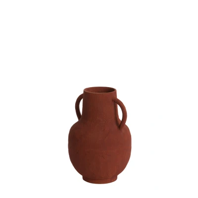 Afbeelding van Light &amp; Living Vaas SARMANO Ø18.5x26cm Rood