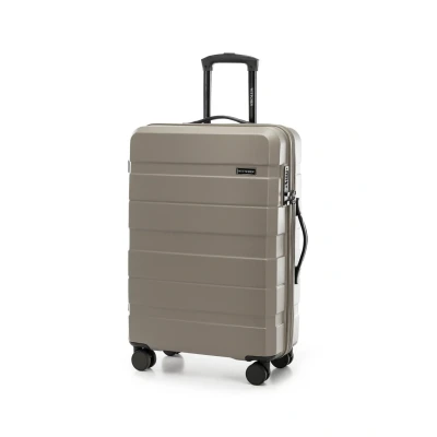 Afbeelding van WITTCHEN COMODO Line ABS koffer telescopische handgreep TSA slot 4 dubbele wielen, Goud, Middelgrote