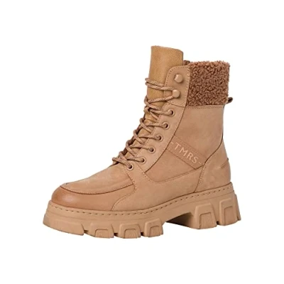Afbeelding van Tamaris Veterboots, Dames, Maat: 39, Cigar Leer