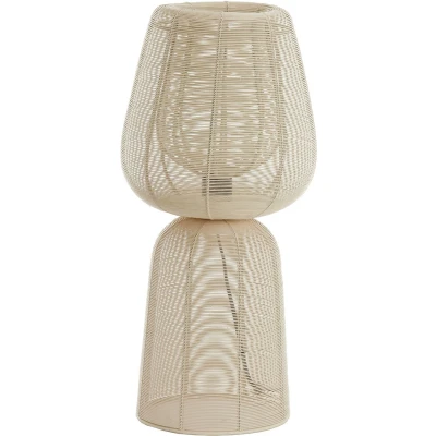 Afbeelding van Light&amp;living Tafellamp Ø24x54 cm ABOSO crème