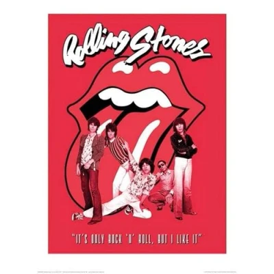 Afbeelding van Pyramid Poster The Rolling Stones Its Only Rock Roll 50 X 40 Cm Multicolor