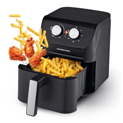 Afbeelding van GourmetMaxx 14578 Airfryer 1400 W CoolTouch behuizing Zwart
