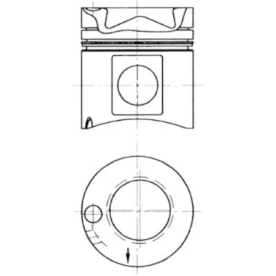 Afbeelding van KOLBENSCHMIDT 93171960 Reparatieset, zuiger / cilinderbus
