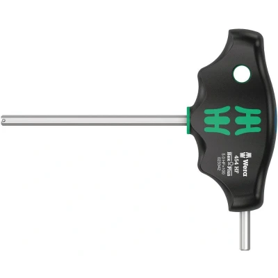 Afbeelding van Wera 05023342001 Hex Plus HF T greep Zeskant Schroevendraaier 5 x 100mm 454