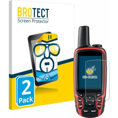 Afbeelding van BROTECT Screenprotector voor Garmin Astro 320 Folie Beschermfolie transparant (2 Stuks)