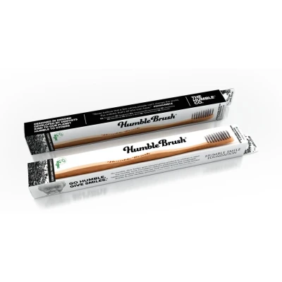 Afbeelding van The Humble Co. Tandenborstel Bamboe Soft Charcoal