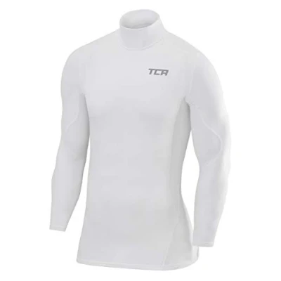 Afbeelding van SuperThermal Compressietop met Lange Mouwen Ronde Hals voor Heren Wit