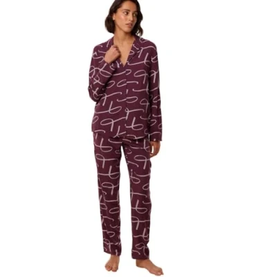 Afbeelding van Triumph dames pyjama Viscose Boyfriend Fit 38 Rood