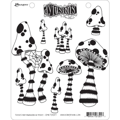 Afbeelding van Dylusions cling mount stamp set There&#039;s not mushroom in here!