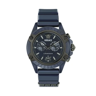 Afbeelding van Versace ICON Active Chronograaf, Maat: One Size, Blue