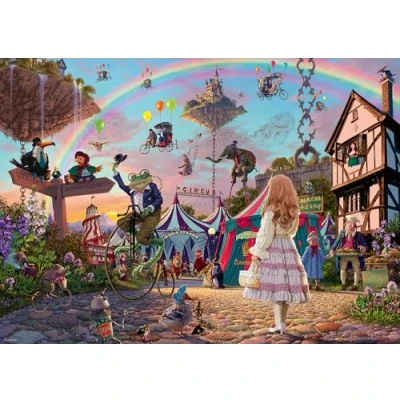 Afbeelding van Ravensburger 12000285 Look &amp; Find, het magische circus puzzel 1000 stukjes voor volwassenen en kinderen tot 14 jaar oud