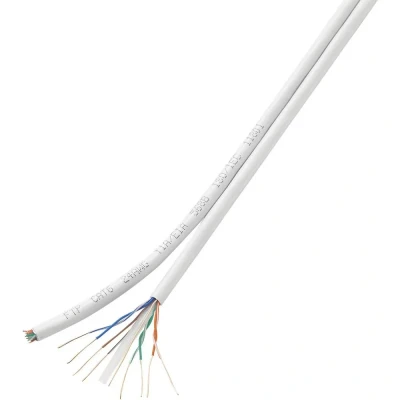 Afbeelding van TRU COMPONENTS Duplex Netwerkkabel CAT 6 F/UTP 8 x 2 0.196 mm² Wit 100 m