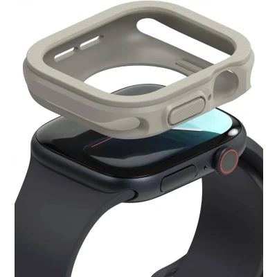 Afbeelding van Ringke Air Sports Geschikt voor Apple Watch 10 42MM Hoesje TPU Grijs