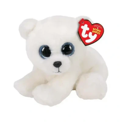 Afbeelding van Ty UK Ltd Ari Polar Bear babymuts, 15 cm, wit