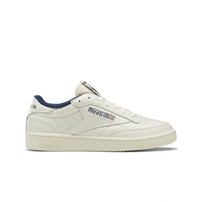 Afbeelding van Reebok Classic CLUB C 85 Vintage Unisex Sneakers laag, Maat: 47, Chalk/alabasterter/vector navy Hoogwaardig imitatieleer