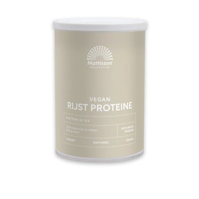 Afbeelding van Mattisson Rijst Proteïne Poeder Naturel 80% 400 g