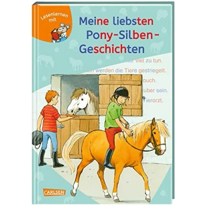 Afbeelding van LESEMAUS zum Lesenlernen Sammelbände: Meine liebsten Pony Silben Geschichten