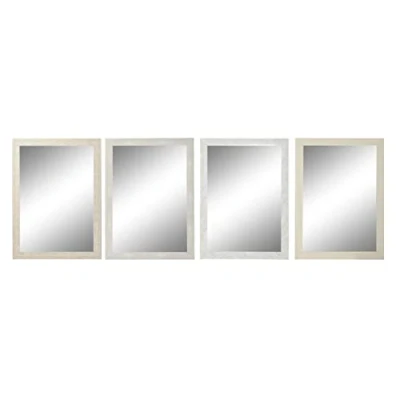 Afbeelding van Wandspiegel DKD Home Decor 70 x 2 97 cm Kristal Ivoor polyestyreen (4 Stuks)