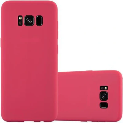 Afbeelding van Cadorabo Hoesje geschikt voor Samsung Galaxy S8 PLUS in CANDY ROOD Beschermhoes gemaakt van flexibel TPU silicone Case Cover