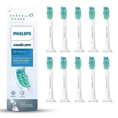 Afbeelding van Philips Sonicare C1 ProResults Standaard sonische opzetborstels HX6010/32 10 stuks