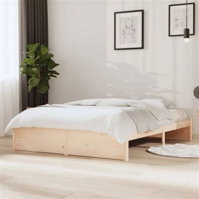 Afbeelding van Bedframe massief hout 140x200 cm