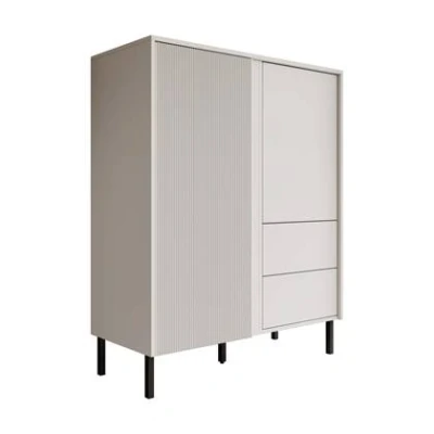 Afbeelding van Meubella Dressoir Margareth Wit 100 cm Hoog