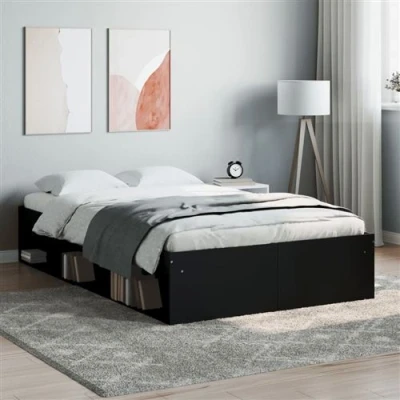 Afbeelding van Bedframe Bruineikenkleurig 140X200 cm 120 x 200 / Zwart