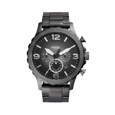 Afbeelding van Fossil heren Nate horloge JR1437 in de kleur Taupe
