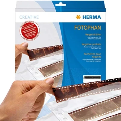 Afbeelding van Herma 7769 100 stuks negatieve hoezen voor 4 films (import Duitsland)