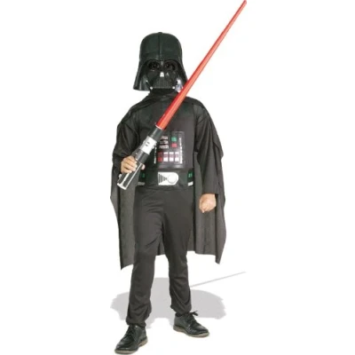 Afbeelding van Rubies Star Wars kostuum panoplie darth vader maat M 5 7 jaar ST 41020M