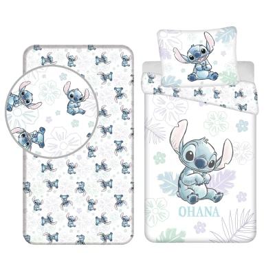 Afbeelding van Lilo &amp; Stitch Dekbedovertrek + Hoeslaken Ohana 8721122783719
