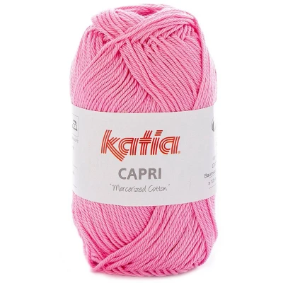 Afbeelding van Katia Capri kleur 100 Bleekrood 50 gr. = 125 m. 100% katoen