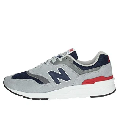 Afbeelding van New Balance CM997 Unisex Sneakers laag, Maat: 44.5, Team away grey Leer en textiel