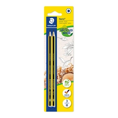Afbeelding van Staedtler 120 Noris potloden, 2 stuks blisterhardheid: H, zwart