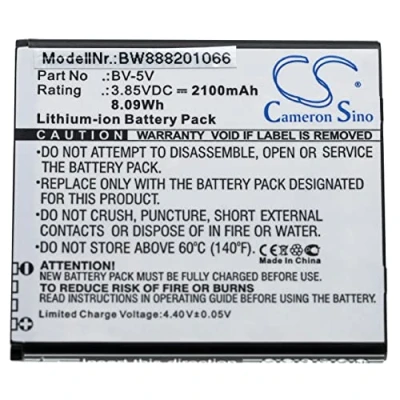 Afbeelding van vhbw Batterij compatibel met Nokia 1 TA 1047 smartphone (2100 mAh, 3,85 V, Li Ion)