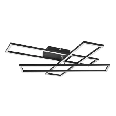 Afbeelding van REALITY CORSO Plafondlamp Zwart mat incl. 1x SMD 36W