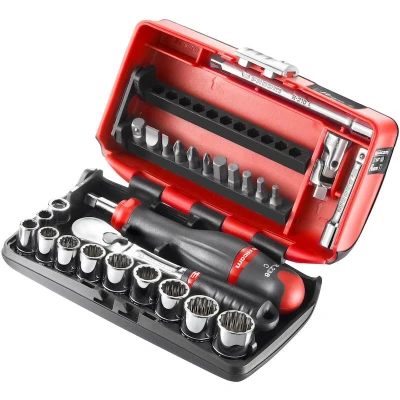 Image de FACOM RL.NANO U112 jeu de douilles 1/4&quot; nano inch en coffret