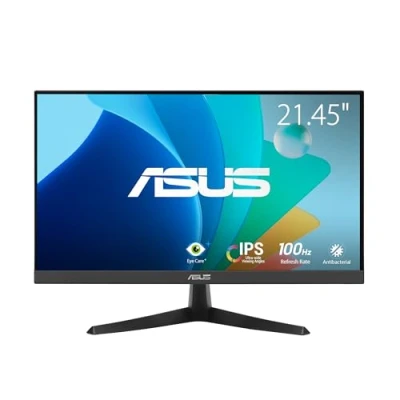 Image de ASUS VY229HF Écran LED 22&quot; (21.45&quot; visualisable) 1920 x 1080 Full HD (1080p) @ 100 Hz IPS 250 cd/m² 1300:1 1 ms HDMI, VGA noir